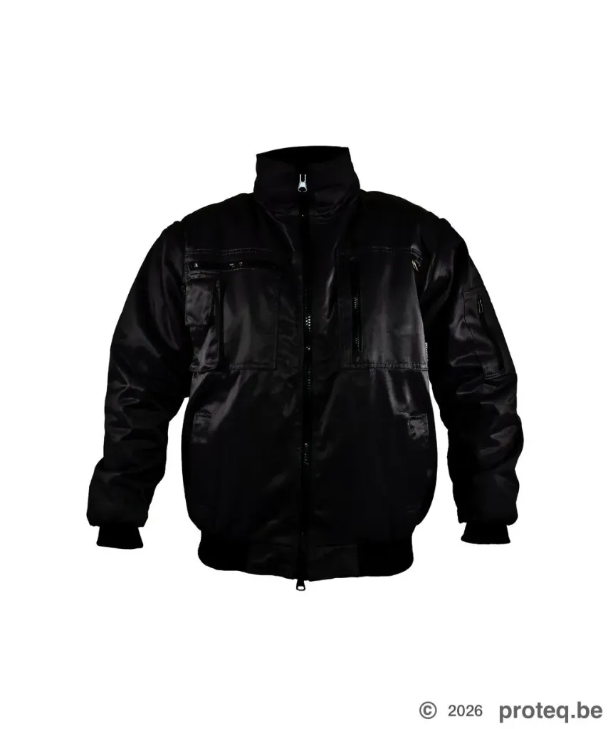 Hydrowear - Blouson d'hiver avec manches détachables - Husky (S, Black)