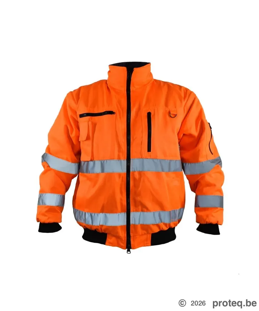Hydrowear - Blouson d'hiver avec manches détachables - Wolf (Fluorescent Orange)