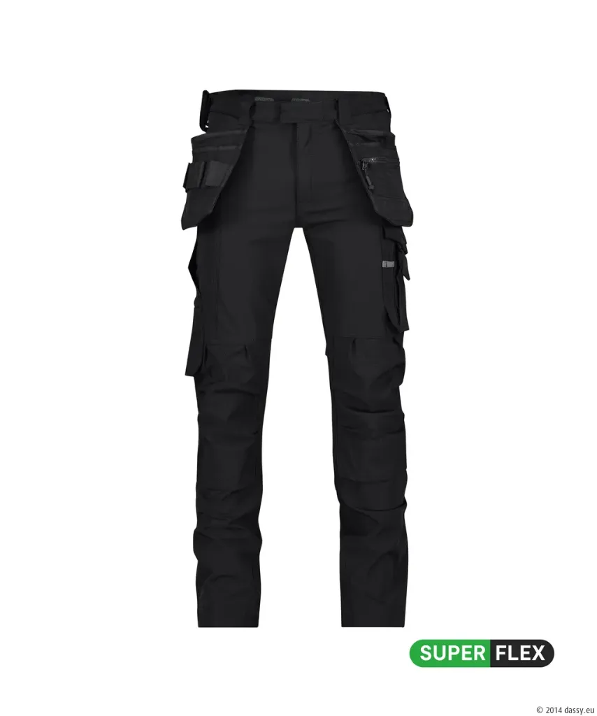 Dassy - Pantalon de travail stretch multipoches avec poches genoux - Matrix